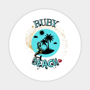 Ruby Beach Magnet